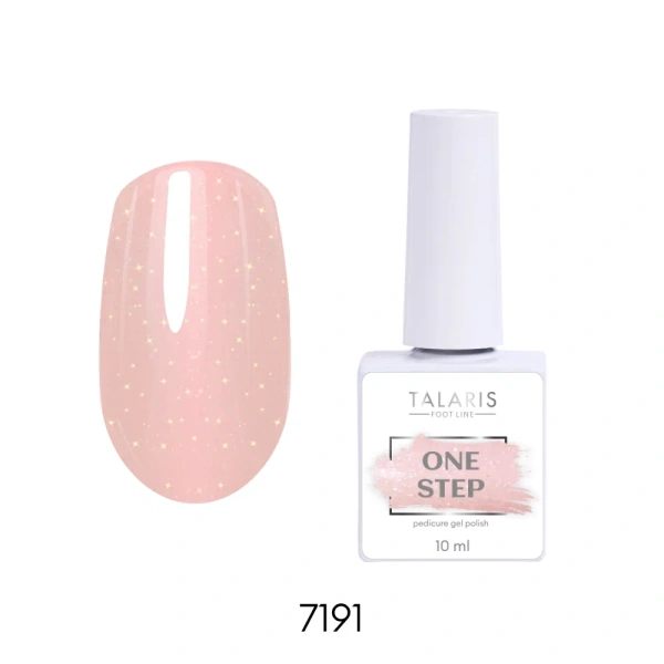 Гель-лак однофазный №7191 ONE STEP Pedicure gel polish,10мл  Runail