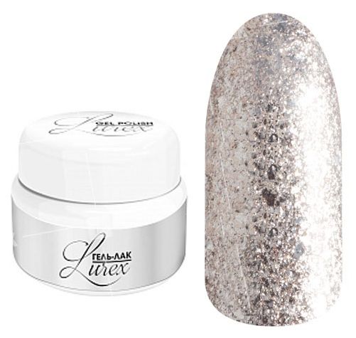 Гель-лак Lurex №3755 розовое золото Runail