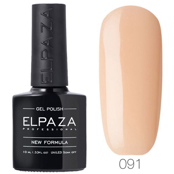 Гель-лак Classic 091 Ваниль 10 мл Elpaza