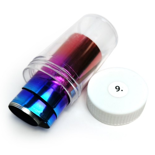 Цветная фольга для литья №9 Градиент