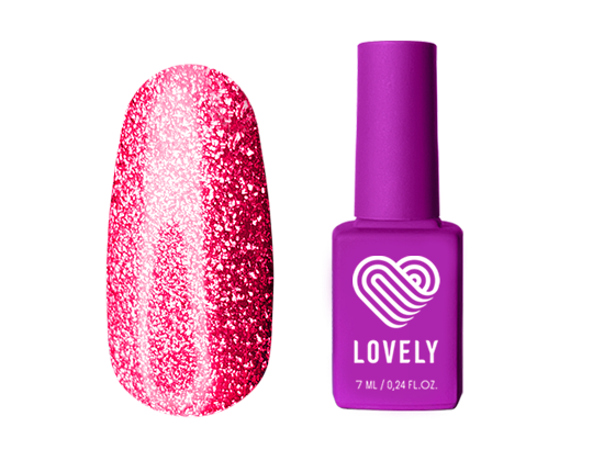 Гель-лак Lovely GC05 Glitter Cat, 7 ml