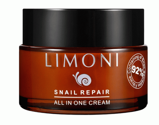 Крем для лица восст с экстрактом секреции улитки Snail Repair All In One Cream 50ml Limoni