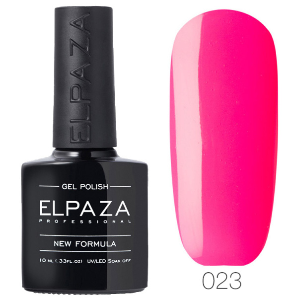 Гель-лак Classic 023 Розовый неон 10 мл Elpaza