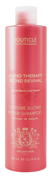 Шампунь для экстремально поврежденных осветлен. волос Extreme Blond Repair Shampoo 300мл Bouticle