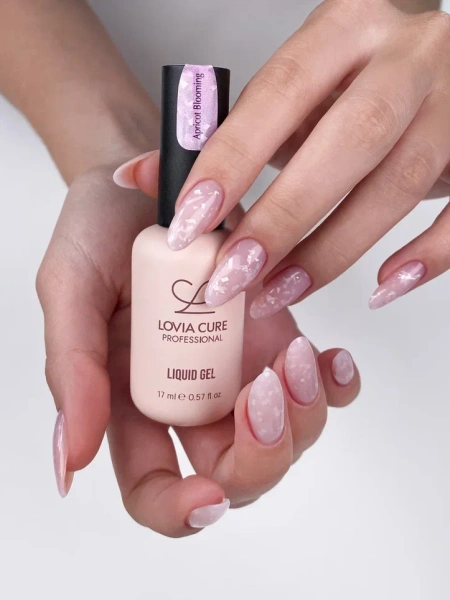 Полигель-архитектор 4 в 1 UV/LED Liquid Gel Apricot Blooming 17 мл, LOVIA CURE