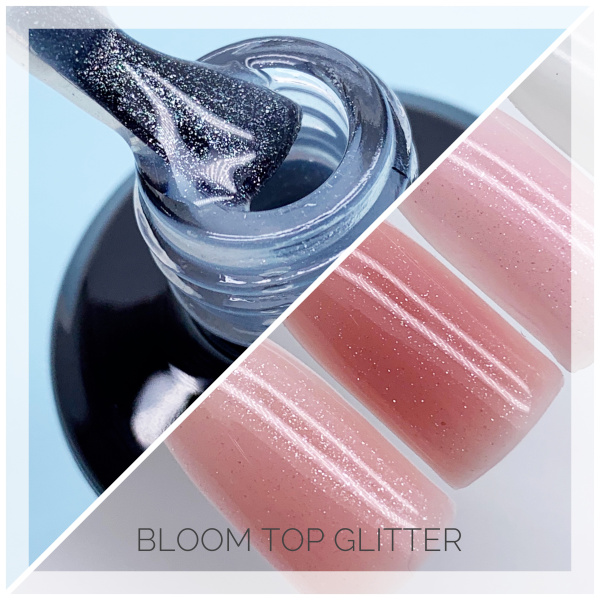 Топ без липкого слоя с микроблеском 15 мл Bloom