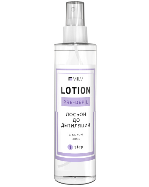 Лосьон для подготовки кожи перед депиляцией Milv, 250 мл