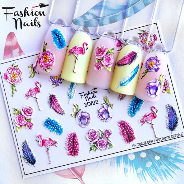 Слайдер дизайн FN 3D №92 Fashion Nails