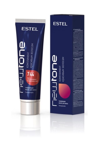 Тонирующая маска для волос 7/44 Русый медный интенсивно 60 мл NEWTONE ESTEL HAUTE COUTURE 