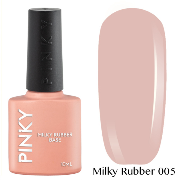 Камуфлирующая каучуковая база PINKY Milky Rubber Base 005 10ml Elpaza