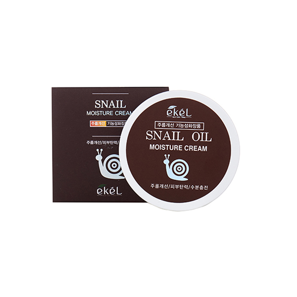 Увлажняющий крем для лица с муцином улитки Moisture Cream Snail EKEL