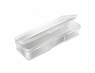 Бокс пластиковый прозрачный RuNail 