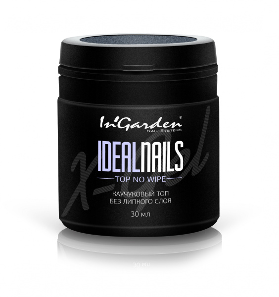 Каучуковый топ без липкого слоя Top No Wipe 30 мл Ingarden
