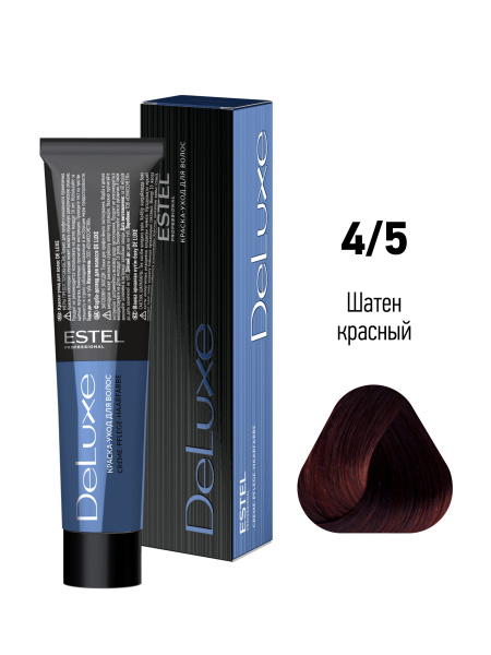 Краска-уход DeLuxe 4/5 шатен красный