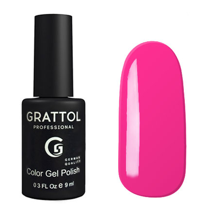 Гель-лак 128 Hot Pink 9 мл Grattol