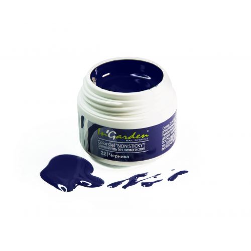 Гель-краска без липкого слоя 022 Черника InGarden