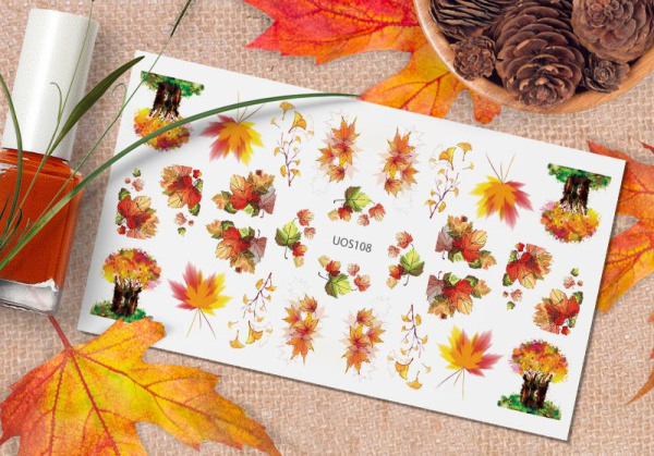 Слайдер-дизайн с белой подложкой UOS108 Delly Pur