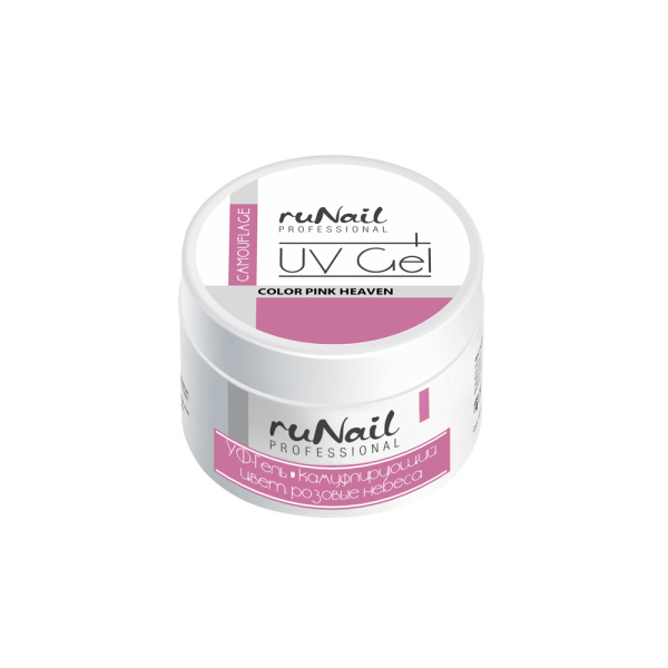 Камуфлирующий гель Розовые небеса Pink Heaven 15 гр 0501 Runail