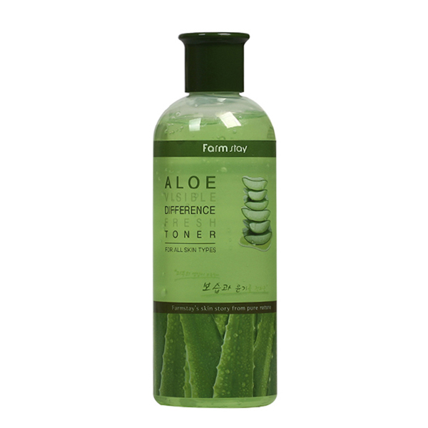 Тонер освежающий с экстрактом алоэ - Visible difference fresh toner aloe 350 мл FarmStay 