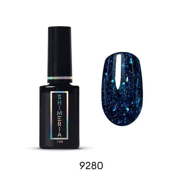 Гель-лак светоотражающий Shimeria №9280 с фольгой "Горячий лёд", 7мл 