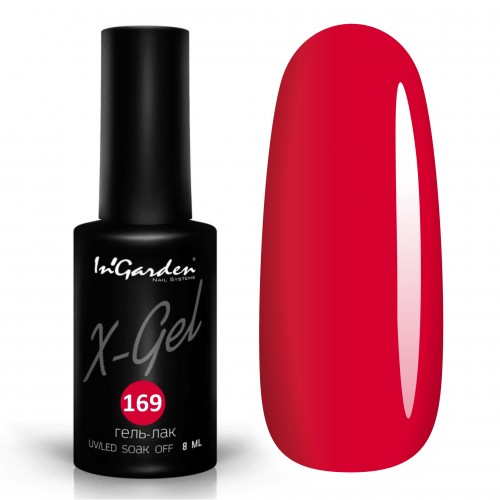Гель-лак InGarden X-Gel №169 Тропический гибискус