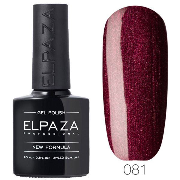 Гель-лак Classic 081 Чёрная роза 10 мл Elpaza