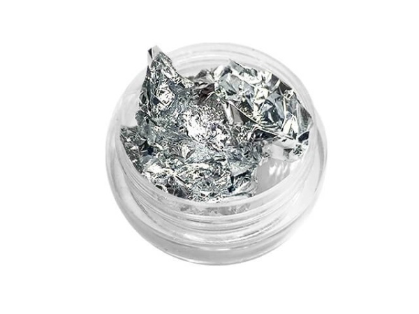 Фольга мягкая поталь серебро