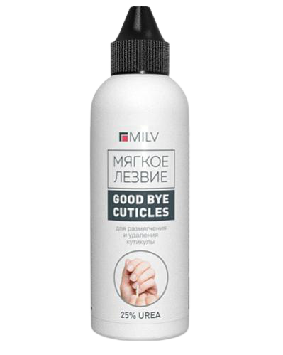Cредство для удаления кутикулы Мягкое лезвие GOOD BYE CUTICLES 100 мл Milv