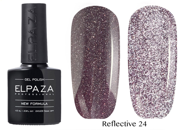 Гель-лак Reflective 24 светоотражающий 10 мл Elpaza