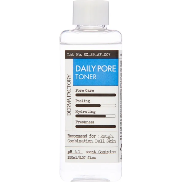 Очищающий поры тонер для ежедневного применения DERMA FACTORY Daily Pore Toner  150мл