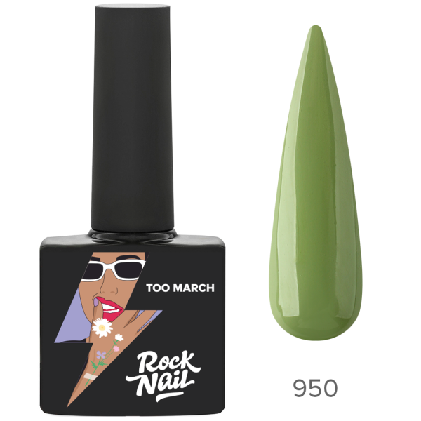 Гель-лак RockNail Too March 950 Love You So Matcha