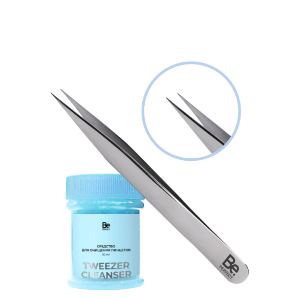 Пинцет Be Perfect SILVER, Прямой