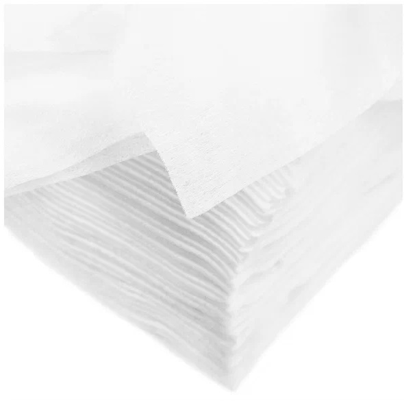 Салфетка 10*10 пачка White line белый