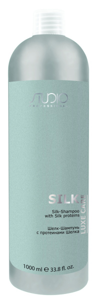 Шелк-Шампунь с протеинами шелка "Luxe Care" Studio Professional, 1000 мл Kapous