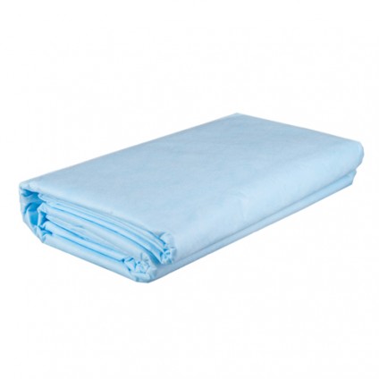 Простыня одноразовая 70*200 SMS20 цвет: голубой 10 шт 