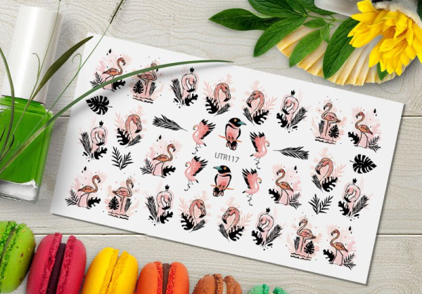 Слайдер-дизайн с белой подложкой UTR117 Delly Pur