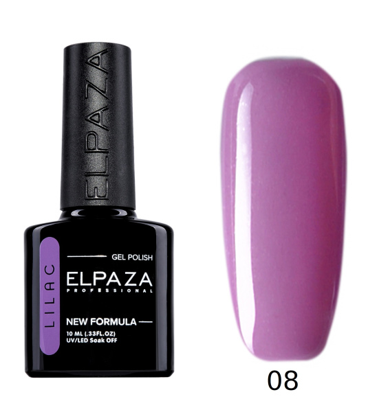 Гель-лак Lilac 08 Флоренция 10 мл Elpaza