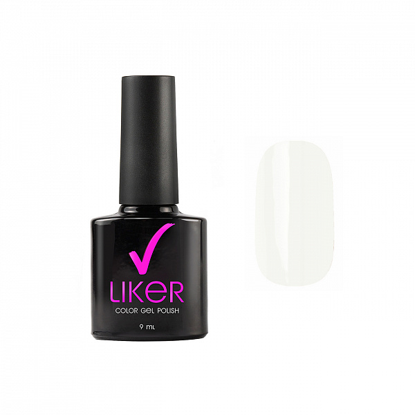 Гель-лак Liker, 9 мл №4501 белый