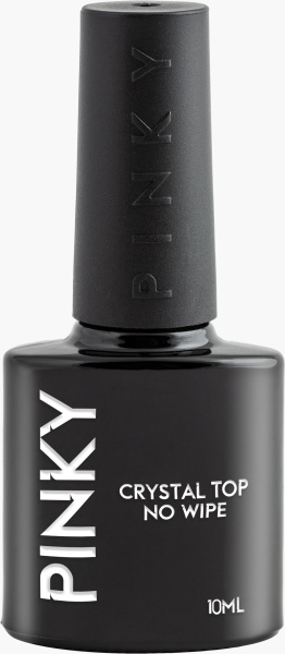 Каучуковый топ без липкого слоя PINKY Crystal Top No Wipe 10ml Elpaza
