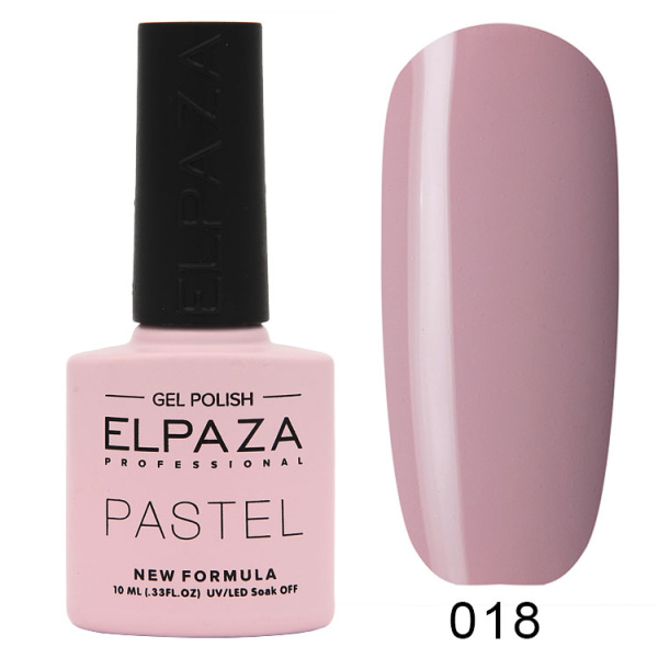 Гель-лак Pastel 018 Ванильное безе 10 мл Elpaza