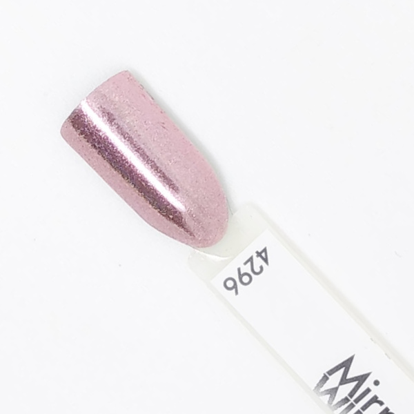 Втирка зеркальная с шиммером (цвет: светло-розовый) №4296