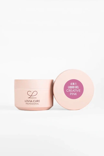 Полигель-архитектор 4 в1 UV/LED Liquid Gel Creative Pink 17 мл, LOVIA CURE