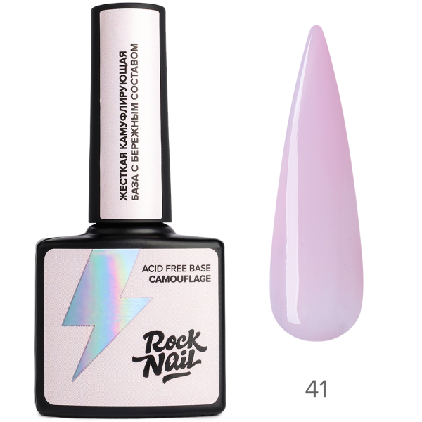 Камуфлирующая жесткая бескислотная база RockNail 41 Brave