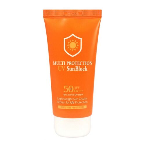3W Clinic Крем солнцезащитный SPF50 PA+++ - Multi protection uv sun block, 70мл