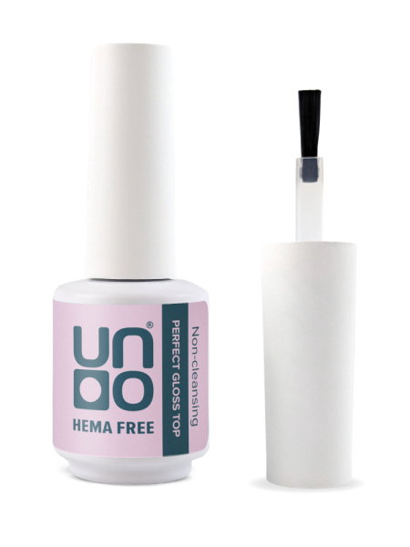 Верхнее покрытие Hema Free для гель-лака Perfect Gloss без липкого слоя 10 мл UNO