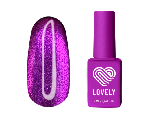 Гель-лак Lovely FC№06 огненная кошка Fire Cat, 7 ml