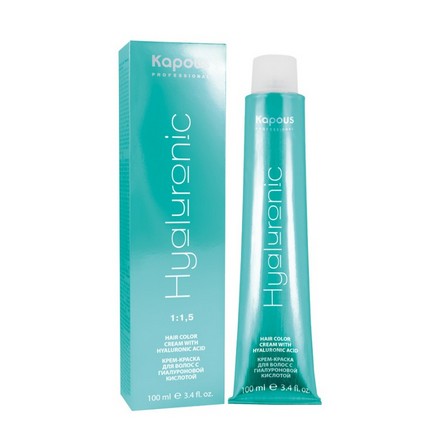 Крем-краска для волос 9.015 Очень светлый блондин пастельный стально “Hyaluronic acid”, 100мл Kapous