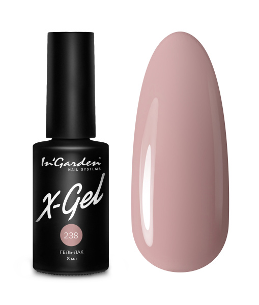 Гель-лак X-Gel N°238, 8 мл Ingarden