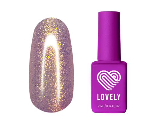 Гель-лак Lovely PP02 чистый жемчуг Pure Pearl, 7 ml