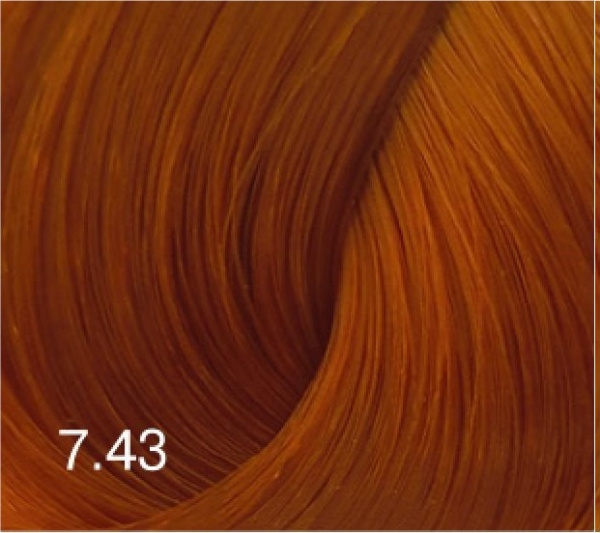 Краситель для волос 7/43 русый медно-золотистый Bouticle Expert Color 